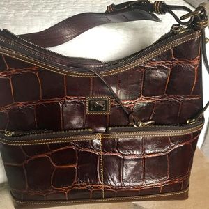 Classic Dooney & Bourke embossed handbag
